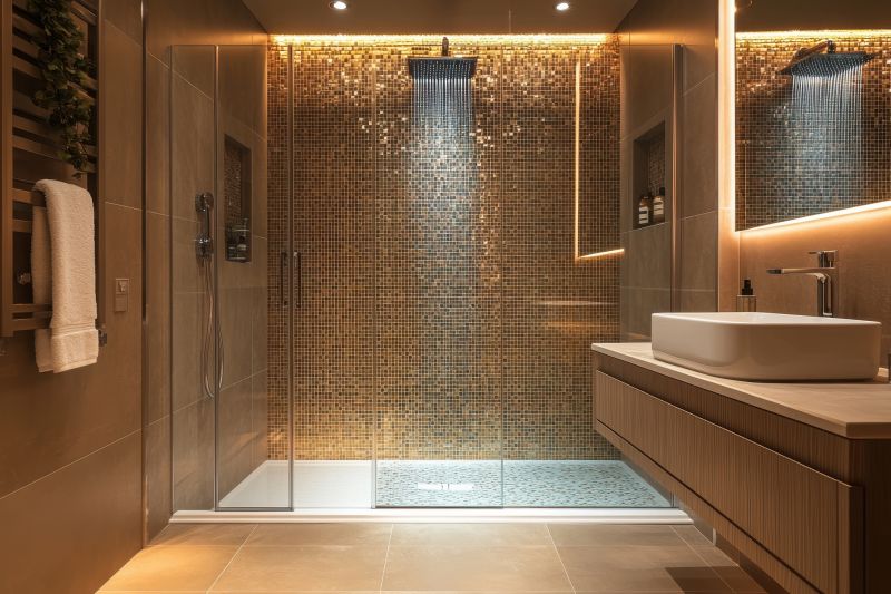 Spa Bathroom with Rainfall Shower